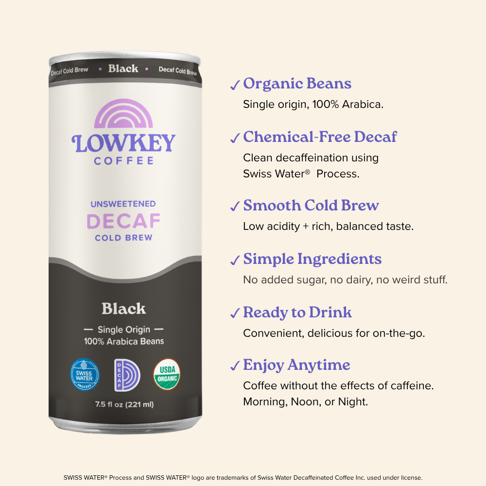 Black Decaf Cold Brew, Unsweetened