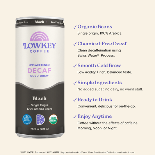 Black Decaf Cold Brew, Unsweetened